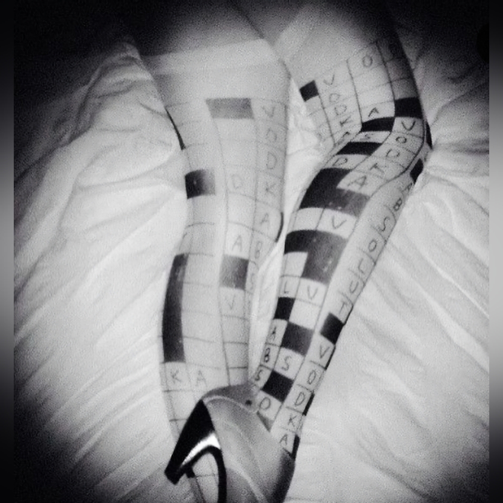 Vogue Magazine Absolut Vodka Crossword Stockings